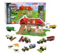 Farm Set With Tractors And Animals 42Pcs Figurine