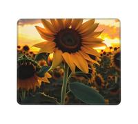 Farm Sunflower Horizontal Mouse Pad 8.3 x 10.3 in Fully Printed Design Suitable for Office Study and Gaming
