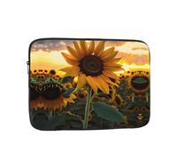 Farm Sunflower Printed Laptop Protective Case Portable Laptop Bag Suitable for Everyday Use 13 inch
