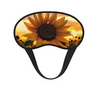 Farm Sunflower Universal Lightweight Eye Mask: Great for Travel, Office Naps and Shift Work. Provides a Comfortable Sleeping Environment