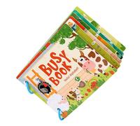 Farm Themed Quiet Sticker Book For Preschoolers Encourages Hands On Learning Of Letter And Animals Recognition Toddler Educational Toy