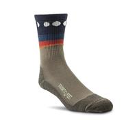 FARM TO FEET 7077 Unisex Flagstaff Light Cushion Trail Lightweight 3/4 Crew Socks, Driftwood, Large