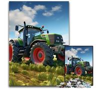 Farm Tractor 1000Pc Adults Jigsaw Puzzle Puzzles for Adults for Holidays, Birthdays, And Family Game Nights 50x75CM/19.68x29.52inch