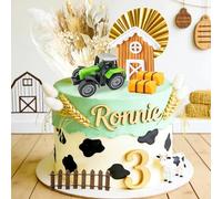 Farm Tractor Cake Topper Fences Tractor Decoration