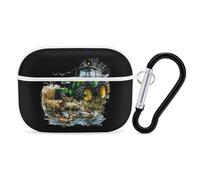 Farm Tractor Deer Ducks Cute Earbuds Case Compatible with Airpods Pro Wireless Headphones Cover with Carabiner