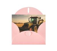 Farm Tractor Harvest Greeting Cards Blank Note Cards with Envelopes Happy Birthday Card Thank You Card Wedding Party Invitation Cards for All Occasions 4x6 Inch