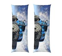 Farm Tractor Print Ultra Soft Microfiber Pillowcases, Breathable Long Pillow Case, Envelope Closure 20x60inch