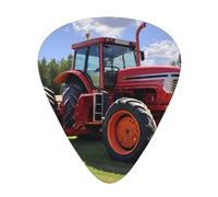 Farm tractor Printed pick set - 12 pieces, thin, medium and thick guitar picks, suitable for guitar, bass, electric guitar and ukulele