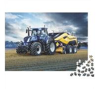 Farm Tractor Puzzle for Adults 1000 Piece Recycled Agricultural Machinery Puzzles for Elderly Impossible Hard Difficult Challenging Great Gift Idea for Women 52x38cm/1000pcs