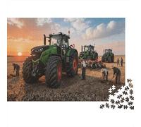 Farm Tractor Puzzle for Kids 1000 Piece Recyclable Sunset Jigsaw Puzzle Fun And Challenging Family Game Great Gift Idea for Child‘s Birthday 38x26cm/1000pcs