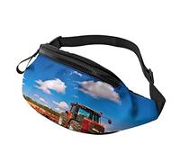 Farm Tractor Running Fanny Pack Belt Bag with Adjustable Strap for Women Men Sports Fitness Hands Free Wallet Waist Bag