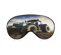 Farm Tractor Sleep Mask Eye Mask Travel Eye Cover