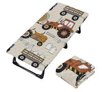 Farm Tractor Toddler Bed Sheet Travel Waterproof Cot Sheet for Child Travel Bed for Small Spaces Baby Travel 50' x 25' (Bed Not Included)