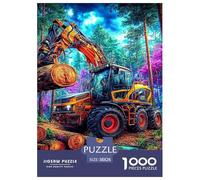 Farm Tractors 1000 Piece Jigsaw Puzzle for All Ages - Eco-Friendly Recycled Paper, A Great Gift Idea And Home Decoration Project 38x26cm/1000pcs