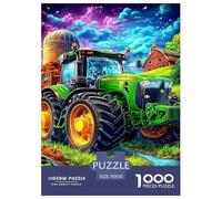 Farm Tractors 1000 Piece Jigsaw Puzzle with Whimsical Design - A Charming Challenge for All Ages And Beautiful Home Decoration 70x50cm/1000pcs