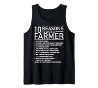 Farm Tractors Flag Patriotic Farming Gifts Men Women Boys Tank Top