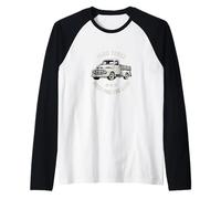 Farm Truck Built for The Land Design Raglan Baseball Tee