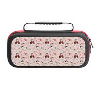 Farm Truck Red Tractor Carry Case for Switch Hard Shell Protective Cover Pouch Travel Carrying with Handle
