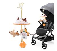 Farm Umbrella Han Ging Car, Toddler Musical Toys, Stroller Attachment Toys, Parent-Child Bonding, Fun Shape Design, 43x18cm, for Child Toddler Kids Girl Boy