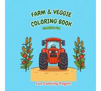 Farm & Veggie Coloring Book