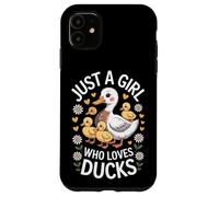 Farm Vibes Just A Girl Who Loves Ducks Country Life Case for iPhone 11