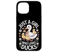 Farm Vibes Just A Girl Who Loves Ducks Country Life Case for iPhone 15