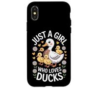 Farm Vibes Just A Girl Who Loves Ducks Country Life Case for iPhone X/XS