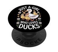 Farm Vibes Just A Girl Who Loves Ducks Country Life PopSockets Adhesive PopGrip