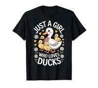 Farm Vibes Just A Girl Who Loves Ducks Country Life T-Shirt