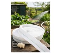 Farm Water Transfer Lay Hose，Flame-Retardant Fire Hose，Flexible Water Delivery Hose for Fire Response Orchard and Drainage Use(30 Meters)
