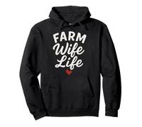 Farm Wife Boss Funny Country Mom Rural Family Humor Pullover Hoodie