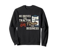 Farm Wife Boss Funny Country Mom Rural Family Humor Sweatshirt