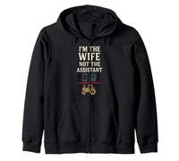 Farm Wife Boss Funny Country Mom Rural Family Humor Zip Hoodie