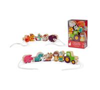 Farm Wooden Beads - Set of 11 Multicoloured one size