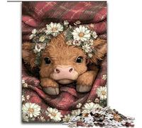 Farm Yak Adult Jigsaws 1000 Pieces Difficult, Educational Stress Relief Toy for Is Ideal As A Gift for The Whole Family (26x38cm)