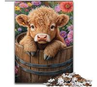 Farm Yak Jigsaws 1000 Pieces for Adults, Challenging Game And Family Play Birthday Present, Gifts, Wall Art (50x75cm)