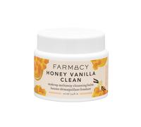 Farmacy Makeup Remover Cleansing Balm - Honey Vanilla Waterproof Makeup Remover & Oil Based Cleanser - Gentle Exfoliating Double Cleanser - Melts From