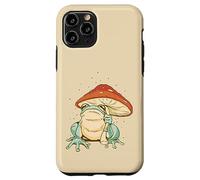 Farmcore Frog and Mushroom Umbrella Aesthetic Cottagecore Case for iPhone 11 Pro