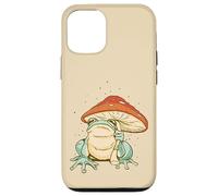 Farmcore Frog and Mushroom Umbrella Aesthetic Cottagecore Case for iPhone 12/12 Pro