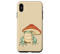 Farmcore Frog and Mushroom Umbrella Aesthetic Cottagecore Case for iPhone XS Max
