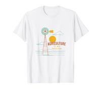 Farmer Agriculture is My Passion Value Graphic T-Shirt, Men, White, XL