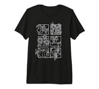 Farmer Apples Chestnut Pears Pumpkin Sunflower Corn Cob Premium T-Shirt