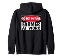Farmer At Work Funny Farmer Peasants Zip Hoodie