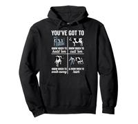 Farmer Cow Management Wisdom Funny Design Pullover Hoodie