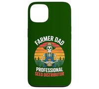 Farmer Dad Professional Seed Distributor Funny Skeleton Case for iPhone 13