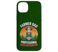 Farmer Dad Professional Seed Distributor Funny Skeleton Case for iPhone 14 Plus