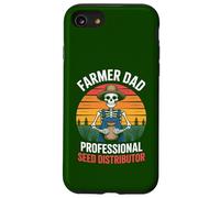Farmer Dad Professional Seed Distributor Funny Skeleton Case for iPhone SE (2020) / 7 / 8