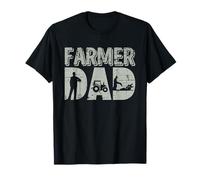 Farmer Dad Shirt Farm Farming Father's Day Gift Tractor T-Shirt