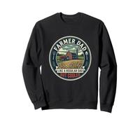 Farmer Dad Tractor Farming Agriculture Harvest Father's Day Sweatshirt