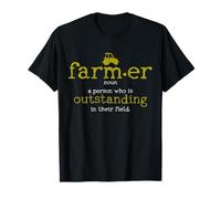 Farmer Definition Dictionary Funny Farm Tractor Farming Gift T-Shirt